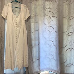 Backyard roses dress NWT